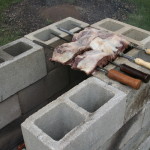 Brazilian pit with beef short ribs