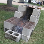 Front view of Brazilian pit
