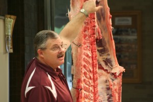 Davey Griffin explaining anatomy