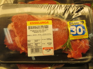 Meat label