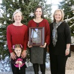 Sig Edwards with granddaughter, Clair, Lindsey Mehall, and Cathy Edwards