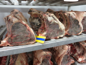 Dry-aging sirloins/rumps