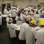 Participants identifying meat cuts