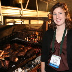 Clay Eastwood with Uruguayan barbecue grill