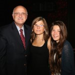 Jeff Savell, Antonella Dalle Zotte, and her daughter Fabia