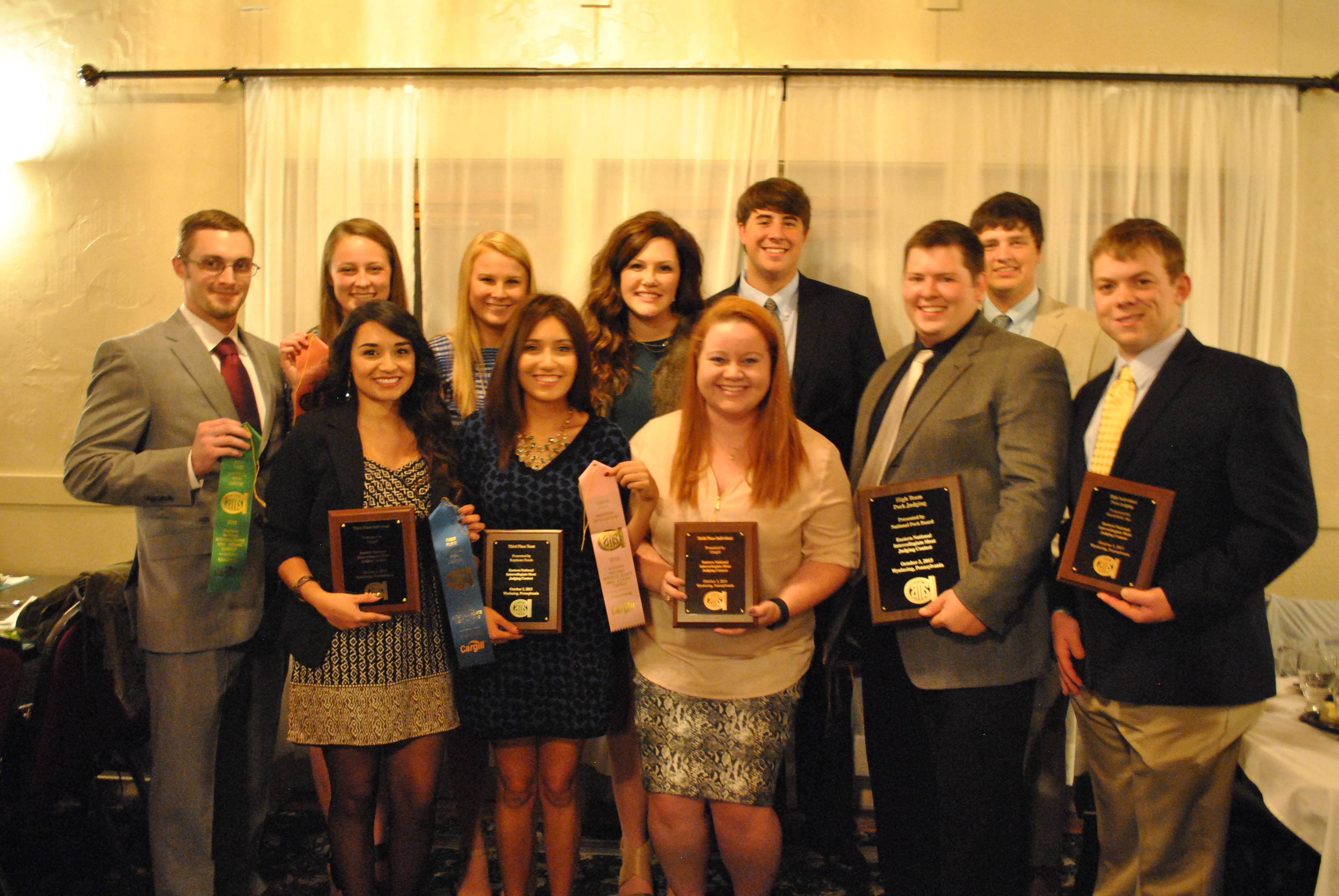 Meat Judging Team competes at Eastern National Meat Judging Contest, October 3, 2015