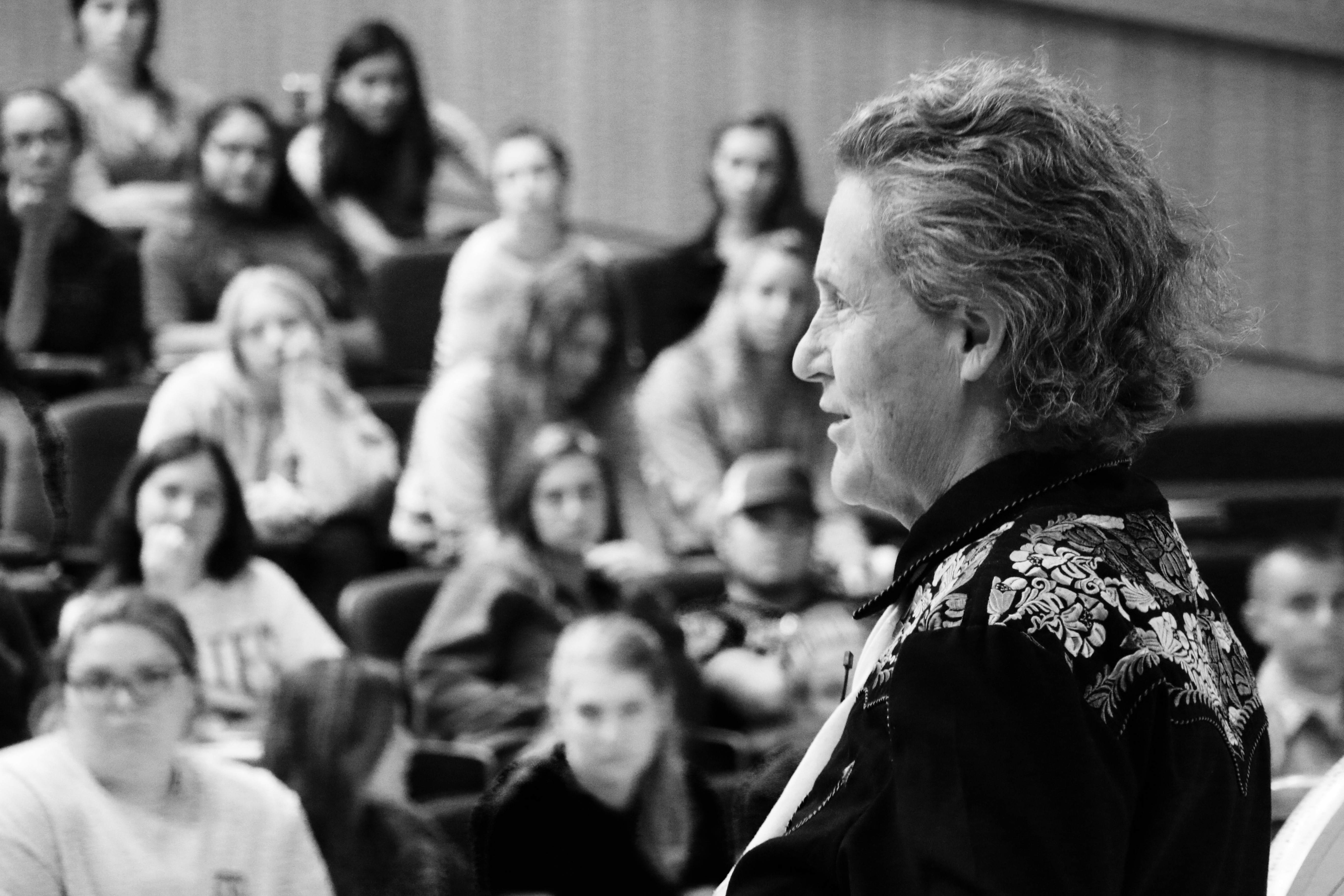 Dr. Temple Grandin visits Texas A&M University