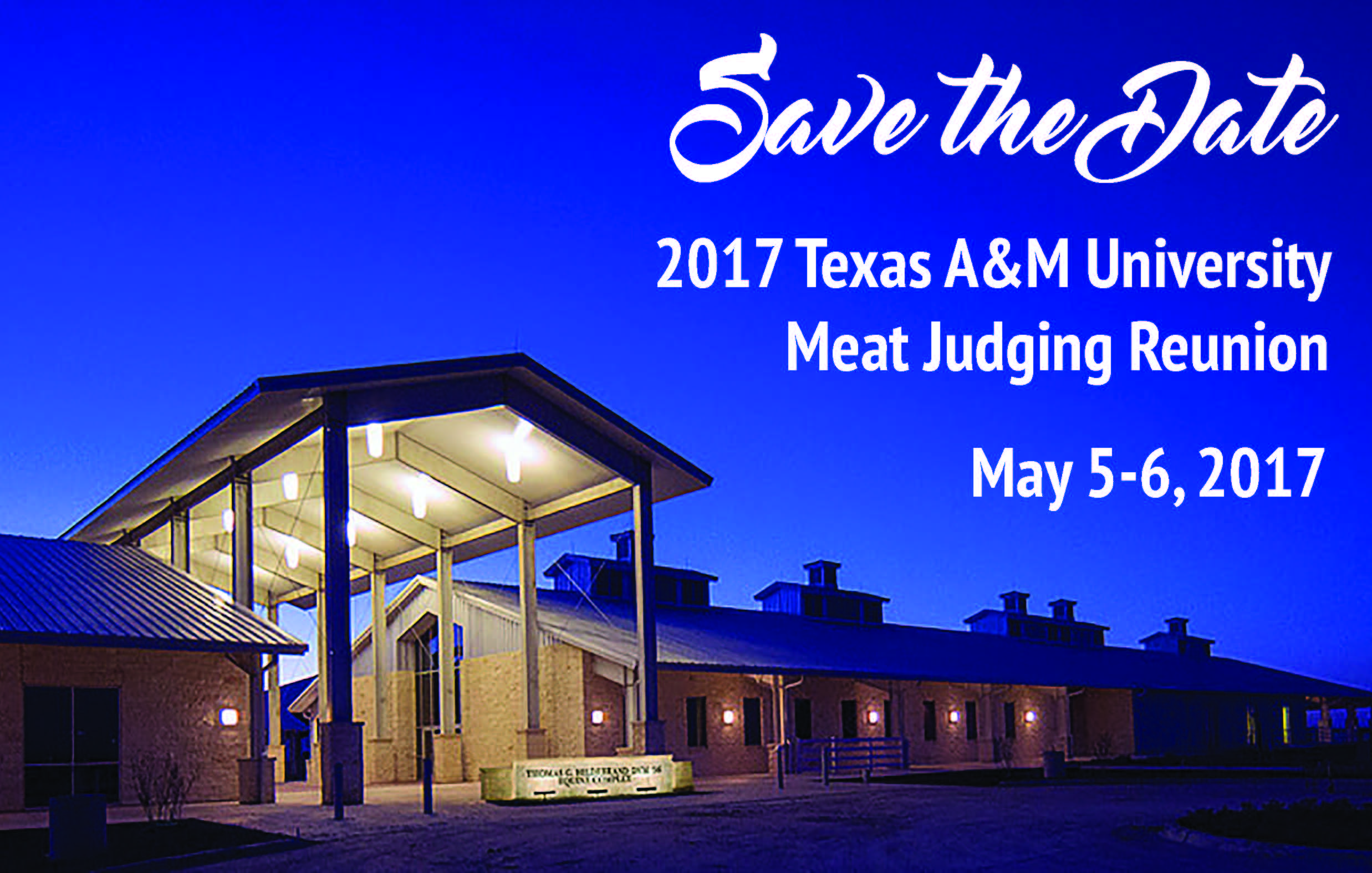Meat Judging Reunion, May 6-7, 2017