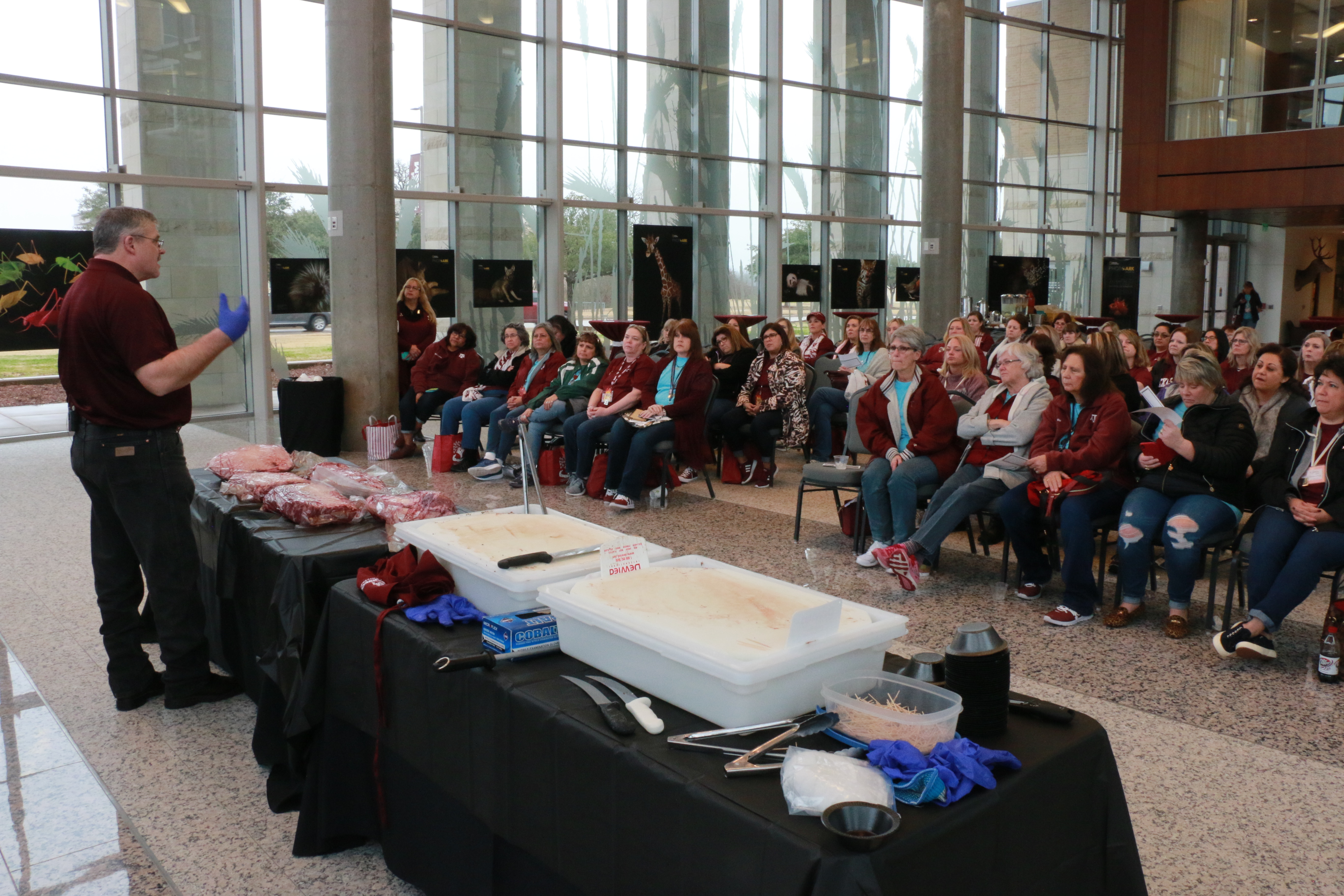 Meat Science presentation at Aggie Mom Camp